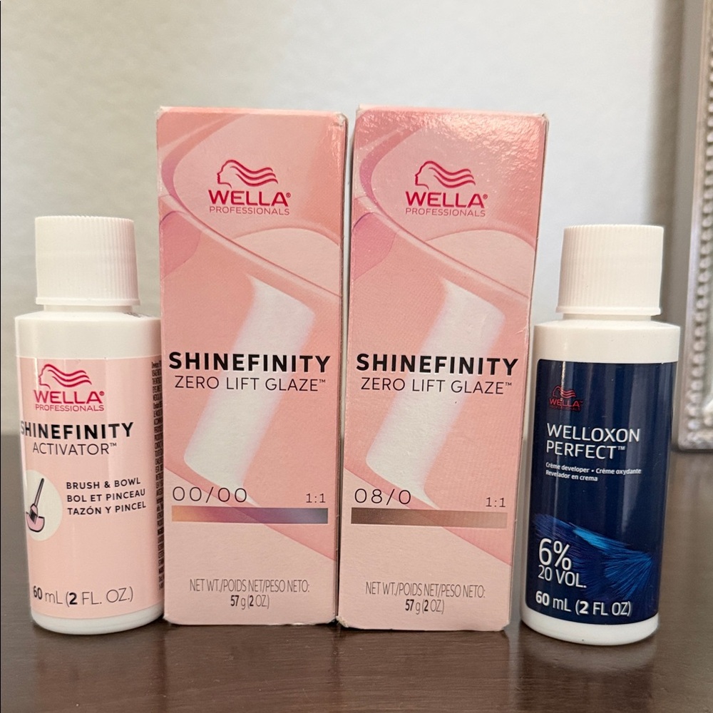 Wella Shinefinity Glaze and Welloxon Perfect Set